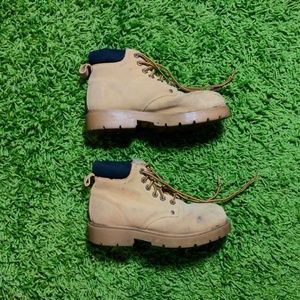 Women's Camel Work Boots